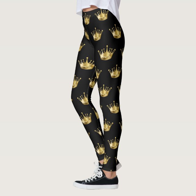 Leggings-Gold-Krone Leggings (Links)