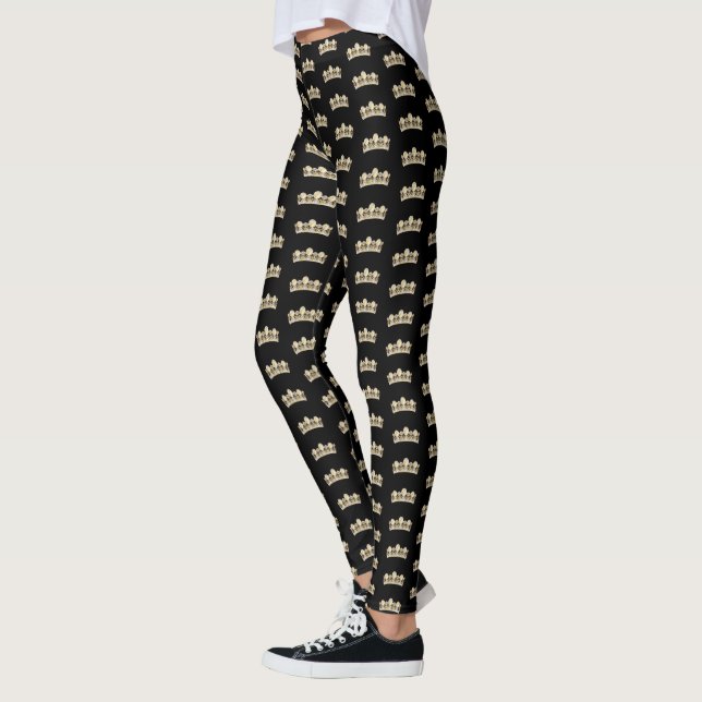 Leggings-Gold-Krone Leggings (Links)