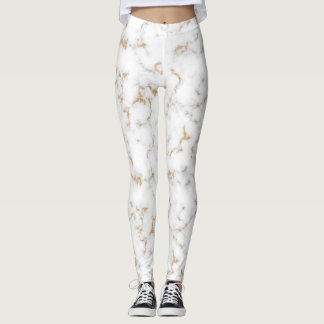 Leggings Gold & Marbre blanc