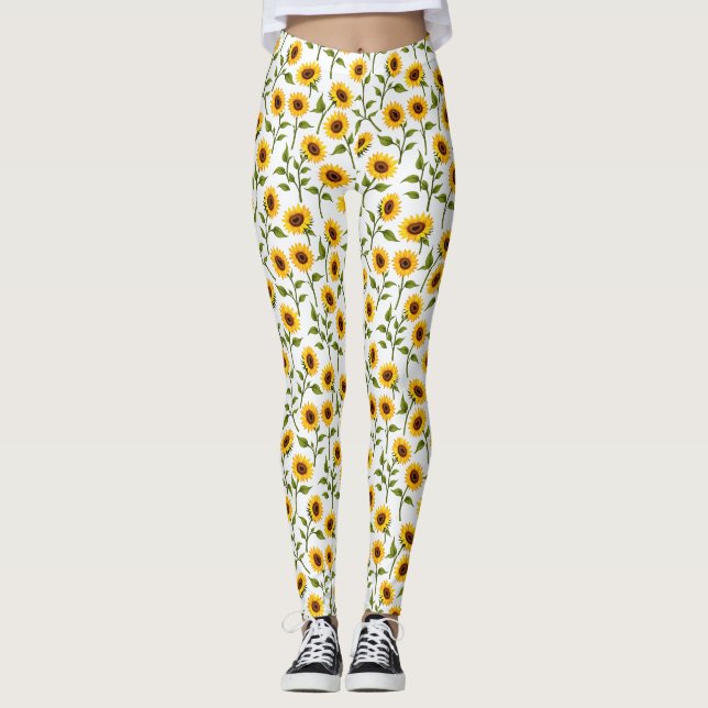 Leggings Golden Sunflower Bliss (Devant)