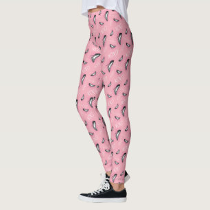 Leggings Gossip Girl High Heels Motif