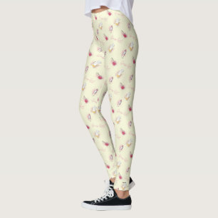 Leggings Gossip Girl Lipstick & Motif de parfum