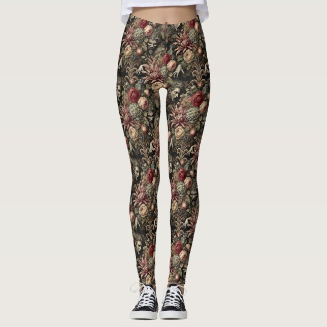 Leggings Goût Comme Baroque - Gothique Victorien (Devant)