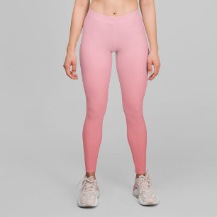 Leggings Gradient de corail rose pâle