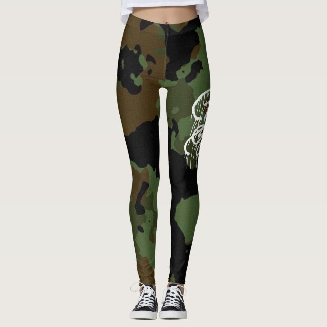 LEGGINGS GRAFFIT DRIPPING PAINT (Devant)