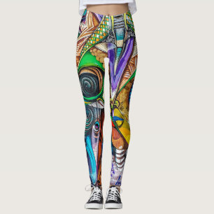 Leggings Graffiti