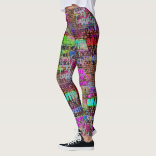 Leggings Graffiti