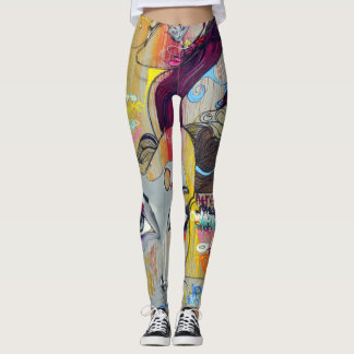 Leggings Graffiti