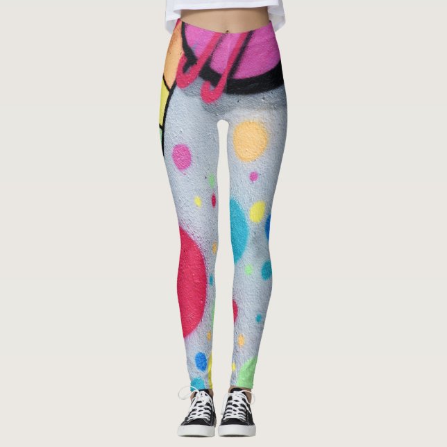 Leggings graffiti (Devant)