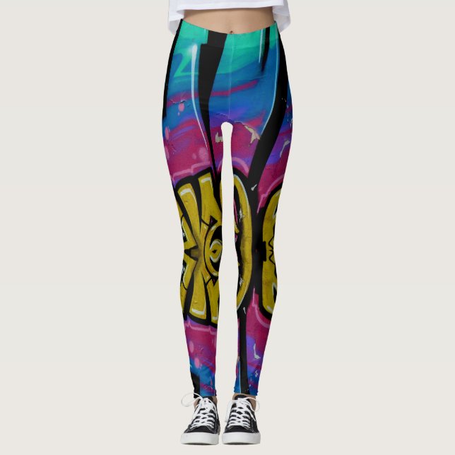 Leggings Graffiti. (Devant)