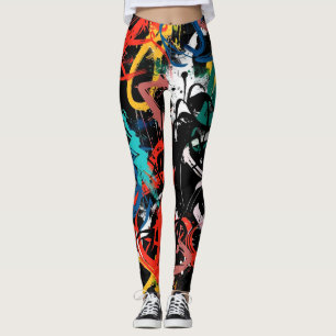 Leggings Graffiti