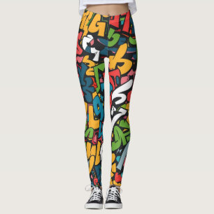 Leggings Graffiti