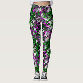 Leggings Graffiti Artiste Paint Splash Splaty Edgy Rebel