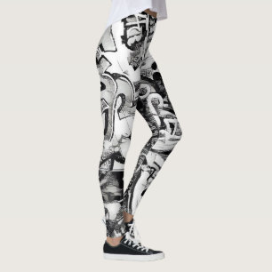 Leggings GRAFFITI de 落書き通り (Rakugaki)