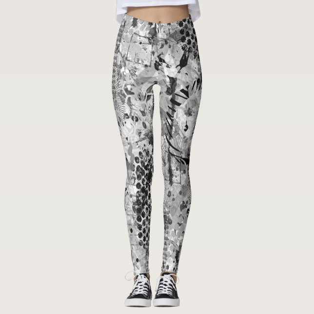 Leggings Graffiti Etchings (Devant)