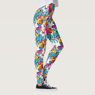Leggings Graffiti urbain