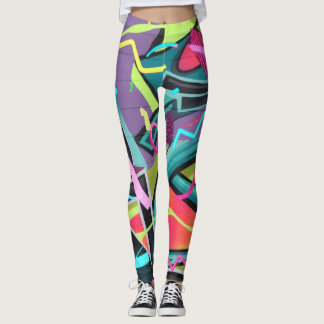 Leggings Graffiti urbain01