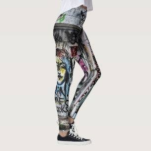 Leggings Graffiti Urban Street Cool Moderne Grunge Art