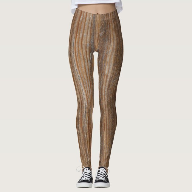 Leggings Grain en bois 2 (Devant)