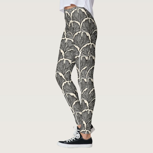 Leggings Grand arbre feuilles (Gauche)