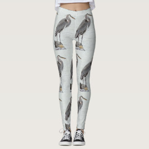 Leggings Grand héron bleu