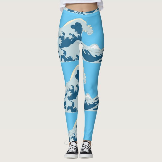 Leggings Grande vague Thunder_Cove (Devant)