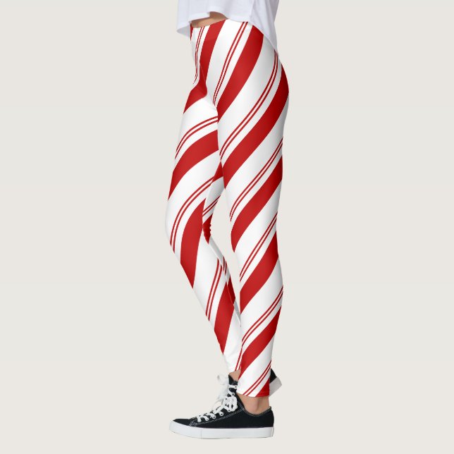 Leggings Grandes menthe poivrée (Gauche)