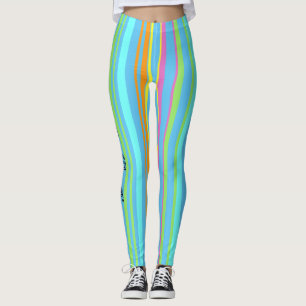 Leggings Grandes Motifs colorées YOGA