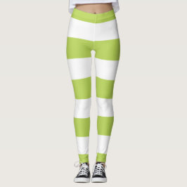Leggings Grandes Tailles Vertes, Grandes Tailles Blanches, 