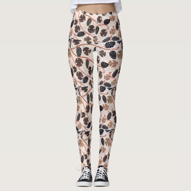 LEGGINGS GRAPES ET VIGNES DE CÉRÉALES ÉGYPTIENNES ANCIENNES (Devant)