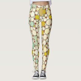 Leggings Graphique d'art de style rétro