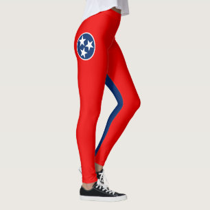 Leggings Graphique dynamique de drapeau d'état du Tennessee