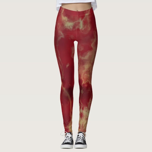 Leggings Gras et belles légendes imprimées (Devant)
