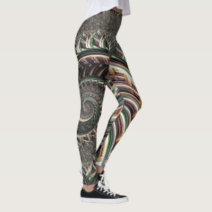 Leggings Gras Fractées métalliques Nautilus