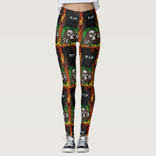Leggings Grave à flammes