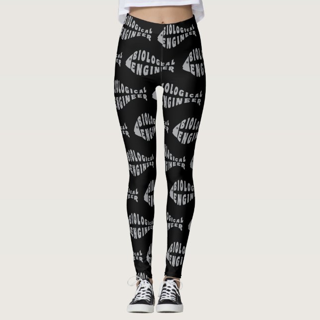 Leggings Gray Fish, ingénieur biologique (Devant)