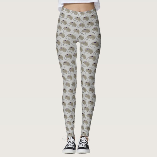 Leggings Gray Grey Ordinateur Souris Electronique Techie câ (Devant)