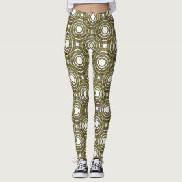 Leggings Grec Key Meander in Geometry Patteen Artdeco