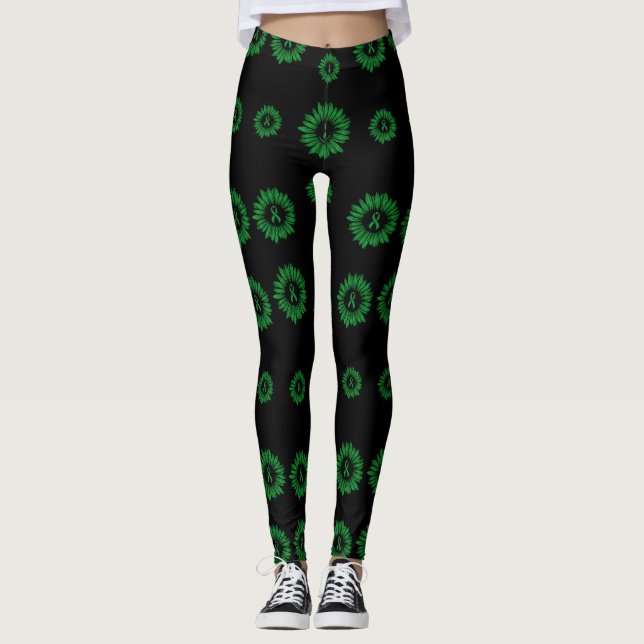 Leggings Green Daisy...C Diff (Devant)