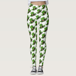 Leggings Green Leprechaun Casquette St Patrick’s Day