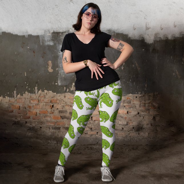 Leggings Grenouille verte (Créateur téléchargé)