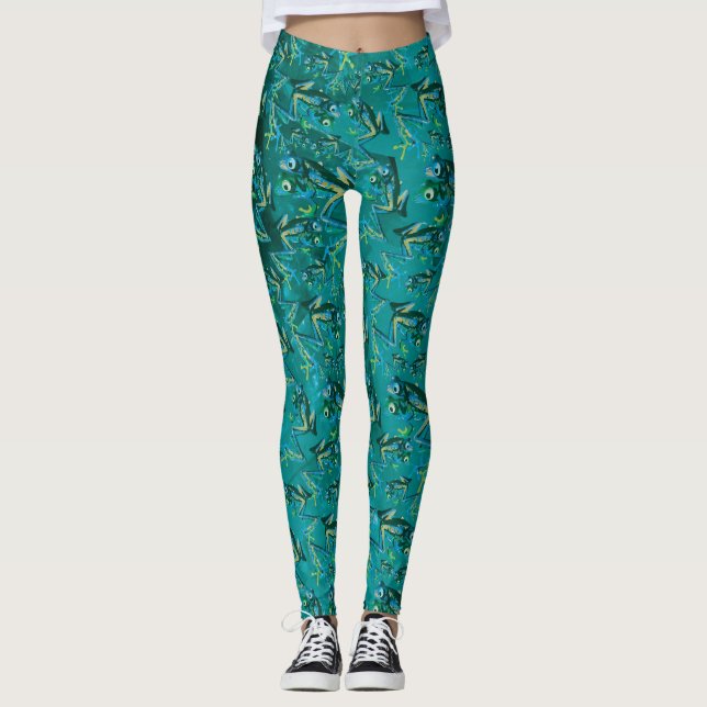 Leggings Grenouilles - Légendes de Gulaga (Devant)