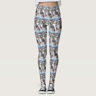 Leggings Greyhound Winter Wonderland Christmas Joie