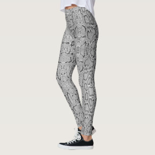Leggings Gris Anaconda Snakeskin