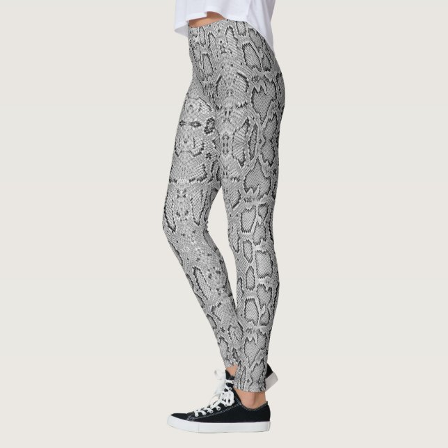 Leggings Gris Anaconda Snakeskin (Gauche)