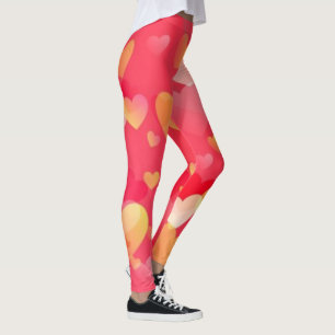 Leggings Gros Coeurs Imprimer ! Pantalons YOGA Comfy Leggin