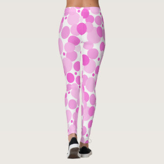 Leggings Gros, gras, varié Pois rose AH2015