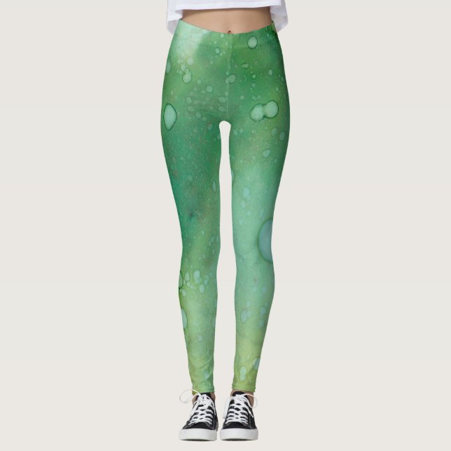 Leggings Grünfarben (Vorderseite)
