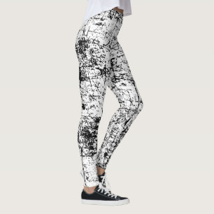 Leggings Grunge blanc