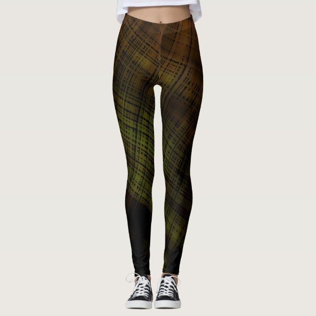 Leggings Grunge foncé (Devant)